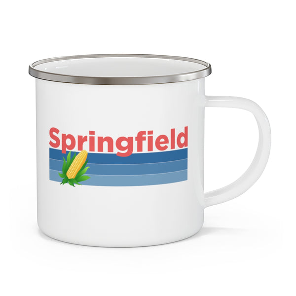 Springfield, Illinois Camp Mug - Retro Corn Springfield Mug