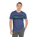 Boulder T-Shirt - Retro Mountain Bike Adult Unisex Boulder, Colorado T Shirt-50