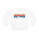 Jackson Hole, Wyoming Sweatshirt - Mountain & Birds Unisex-1