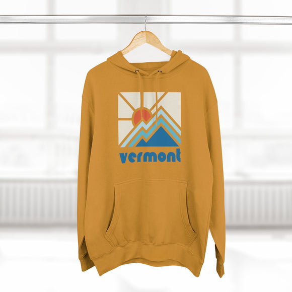 Premium Vermont Hoodie - Min Mountain Unisex Sweatshirt