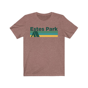 Estes Park, Colorado T-Shirt - Retro Camping Adult Unisex Estes Park T Shirt