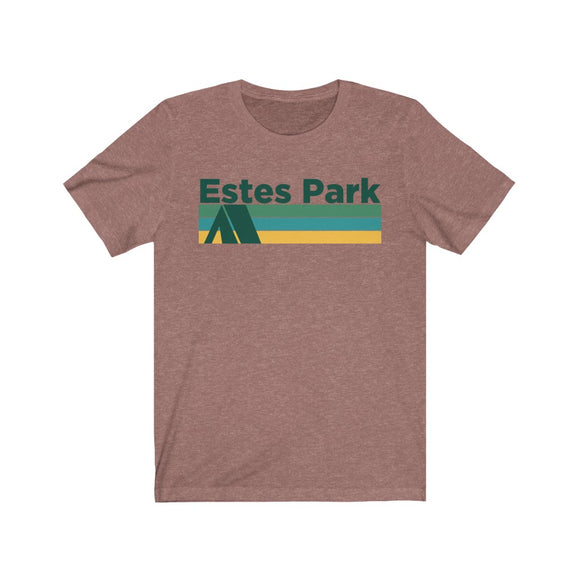 Estes Park, Colorado T-Shirt - Retro Camping Adult Unisex Estes Park T Shirt