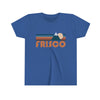 Frisco Youth T-Shirt - Retro Mountain Colorado Kid's TShirt