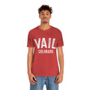 Vail, Colorado Shirt - Paint Text Unisex Vail T-Shirt-3