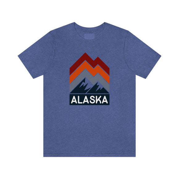 Alaska T-Shirt - Retro Mountain Unisex Alaska Shirt
