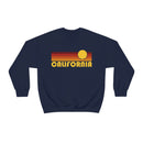 California Sweatshirt - Retro Sunset Unisex-25