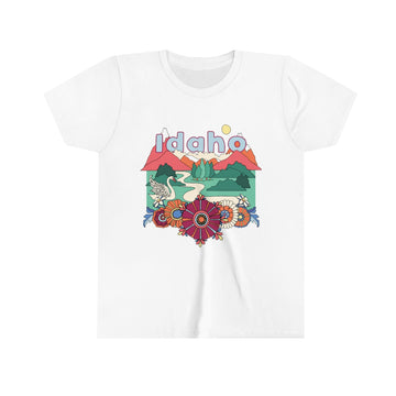 Idaho Youth T-Shirt - Boho Idaho Kid's TShirt - 0