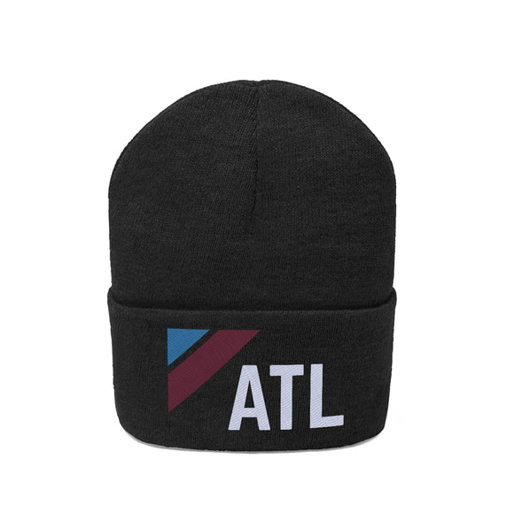 Atlanta, Georgia Beanie - Adult Embroidered Retro Atlanta Knit Hat