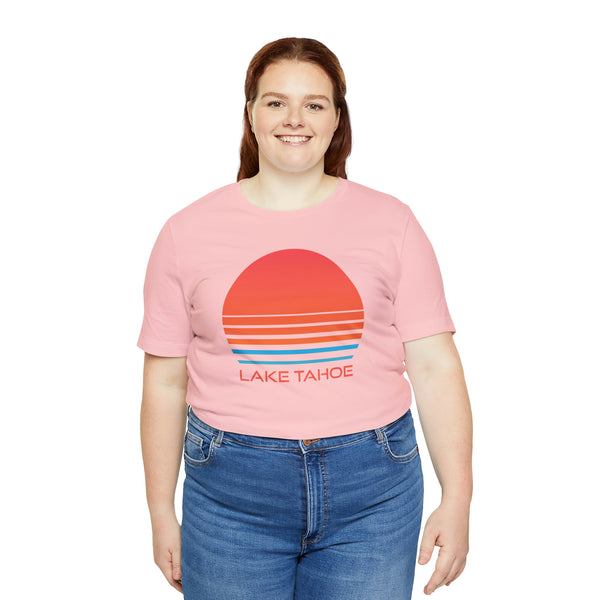 Lake Tahoe, California T-Shirt - Retro 80s Unisex Lake Tahoe Shirt