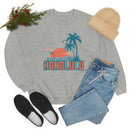 Honolulu, Hawaii Sweatshirt - Unisex Retro Palm Tree Crewneck Honolulu Sweatshirt-35