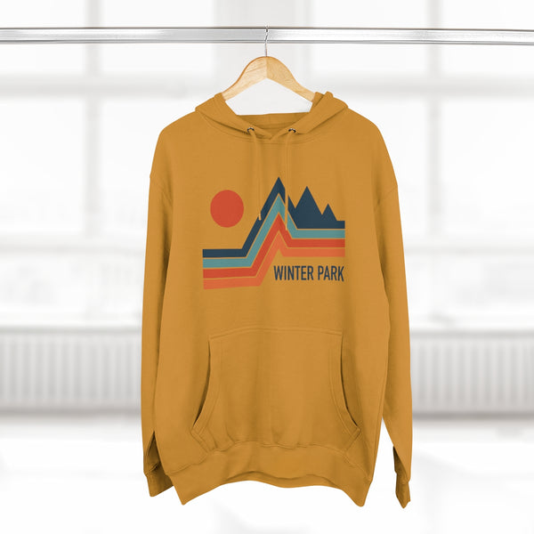 Premium Winter Park, Colorado Hoodie - Retro Unisex Sweatshirt