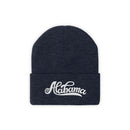 Alabama Beanie - Adult Hand Lettered Embroidered Alabama Knit Hat-9