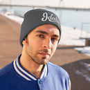 Idaho Beanie - Adult Hand Lettered Embroidered Idaho Knit Hat-4
