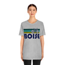 Boise T-Shirt - Retro Mountain Bike Adult Unisex Boise, Idaho T Shirt-2