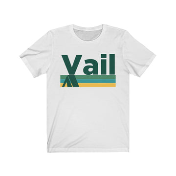 Vail, Colorado T-Shirt - Retro Camping Adult Unisex Vail T Shirt - 0