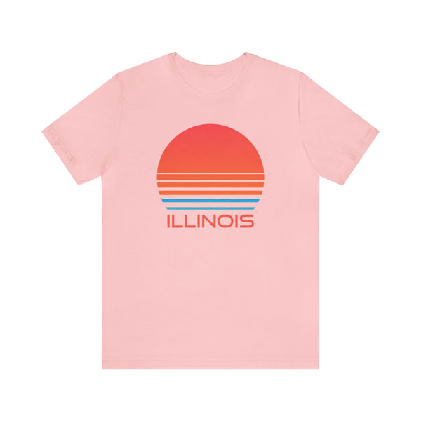 Illinois T-Shirt - Retro 80s Unisex Illinois Shirt