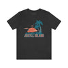 Jekyll Island, Georgia T-Shirt - Retro Palm Tree & Beach Unisex Jekyll Island Shirt