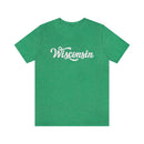 Wisconsin T-Shirt - Hand Lettered Unisex Wisconsin Shirt-1