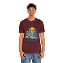 Oregon T-Shirt - Mountain Illustration Unisex Oregon Shirt-43