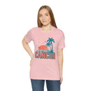 Cancun, Mexico T-Shirt - Retro Palm Tree & Beach Unisex Cancun Shirt-101