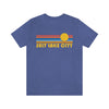 Salt Lake City, Utah T-Shirt - Retro Sun Unisex Salt Lake City T Shirt