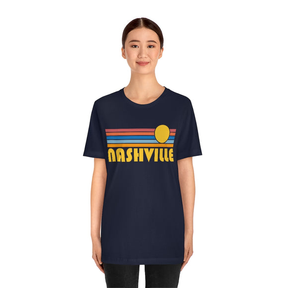 Nashville, Tennessee T-Shirt - Retro Sun Unisex Nashville T Shirt