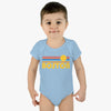 Boston Baby Bodysuit - Retro Sun Boston, Massachusetts Baby Bodysuit