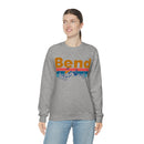 Bend, Oregon Crewneck Sweatshirt - Mountain & Birds Unisex-21