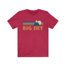 Big Sky, California T-Shirt - Retro Mountain Adult Unisex Big Sky T Shirt-8