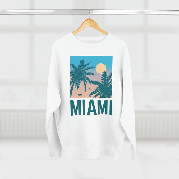Premium Miami, Florida Sweatshirt - Unisex Premium Crewneck Sweatshirt