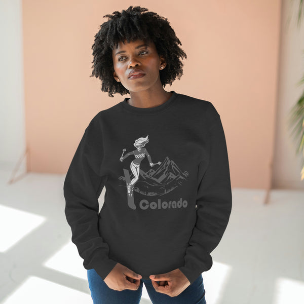 Premium Colorado Crewneck Sweatshirt - Retro Unisex Sweatshirt