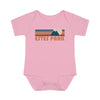 Estes Park Baby Bodysuit - Retro Mountain Estes Park, Colorado Baby Bodysuit