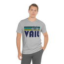 Vail T-Shirt - Retro Mountain Bike Adult Unisex Vail, Colorado T Shirt-41