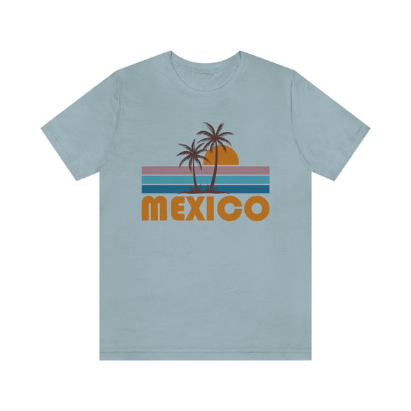 Mexico T-Shirt - Retro Palm Tree Unisex Mexico Shirt