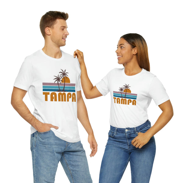 Tampa, Florida T-Shirt - Retro Palm Tree Unisex Tampa Shirt