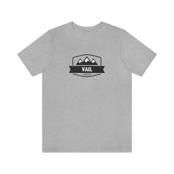 Vail, Colorado T-Shirt - Altitude Badge Unisex Vail Shirt