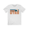 Utah T-Shirt - Retro Mountain Adult Unisex Utah T Shirt