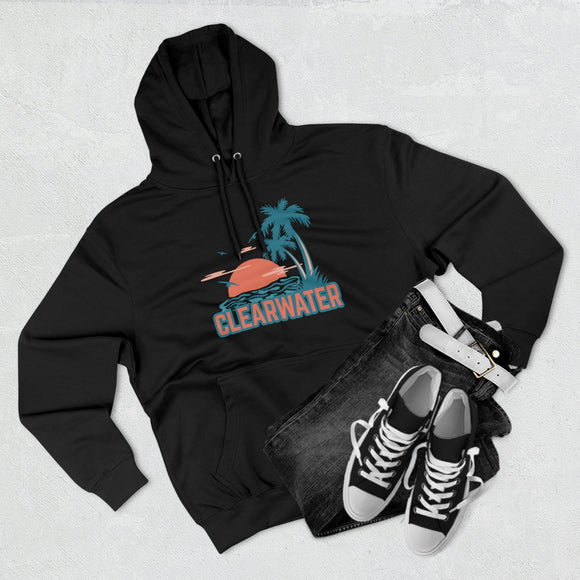 Premium Clearwater, Florida Hoodie Hoodie - Palm Tree Unisex Sweatshirt