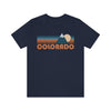 Colorado T-Shirt - Retro Mountain Unisex Colorado Shirt