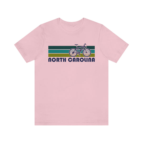 North Carolina T-Shirt - Retro Mountain Bike Adult Unisex North Carolina T Shirt
