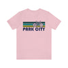 Park City T-Shirt - Retro Mountain Bike Adult Unisex Park City, Utah T Shirt