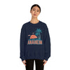 Anaheim, California Sweatshirt - Unisex Retro Palm Tree Crewneck Anaheim Sweatshirt