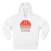 Premium Maine Hoodie - Retro 80s Unisex Sweatshirt