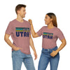 Utah T-Shirt - Retro Mountain Bike Adult Unisex Utah T Shirt