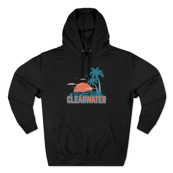 Premium Clearwater, Florida Hoodie Hoodie - Palm Tree Unisex Sweatshirt
