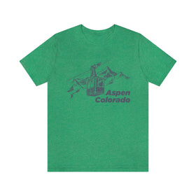 Buy heather-kelly Aspen, Colorado T-Shirt - Retro Unisex Aspen T Shirt