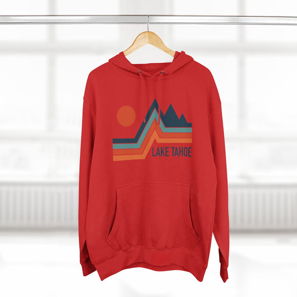 Premium Lake Tahoe, California Hoodie - Retro Unisex Sweatshirt