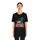 Irvine, California T-Shirt - Retro Palm Tree & Beach Unisex Irvine Shirt-19
