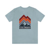 Colorado T-Shirt - Retro Mountain Line Unisex Colorado Shirt