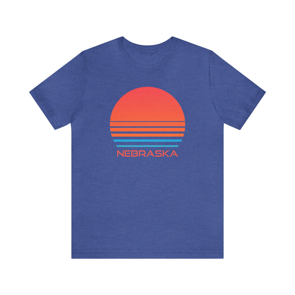 Nebraska T-Shirt - Retro 80s Unisex Nebraska Shirt